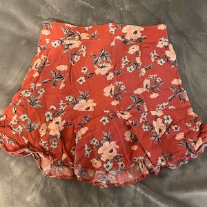floral american eagle skirt
